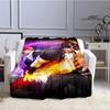 3D KOF game Cartoon blanket Warm Flannel blankets Soft and comfortable blanket Home Travel Blankets bed linings Birthday Gift