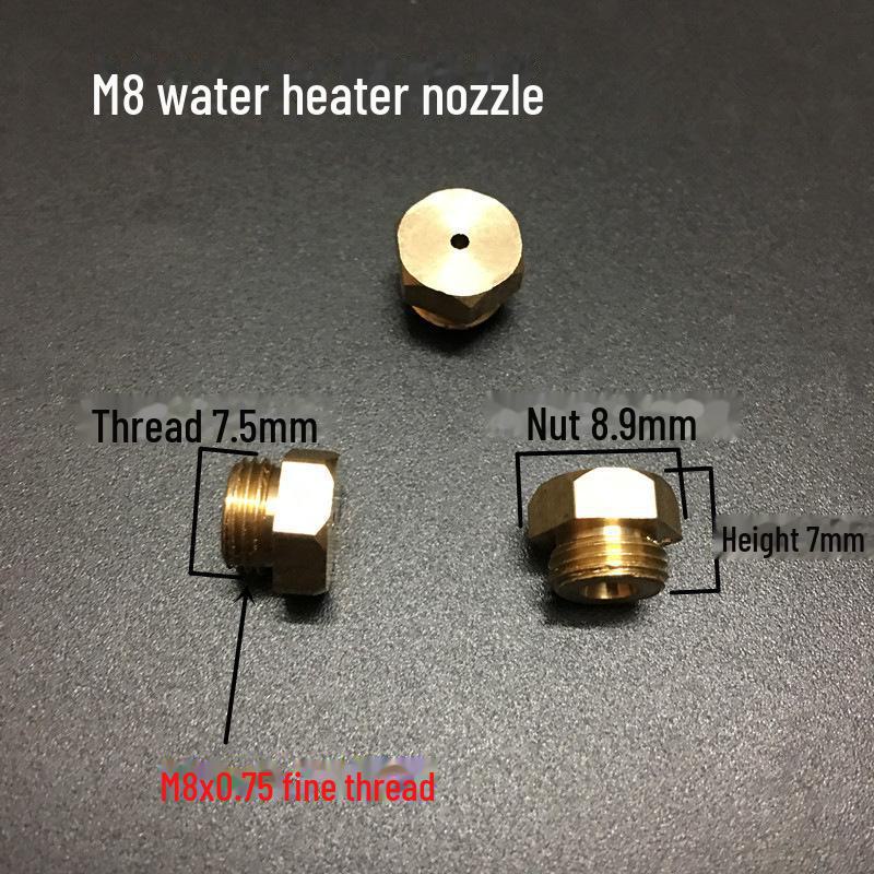 Nozzle Brass Conversion Kit for Gas Water Heater and Stove Accessories