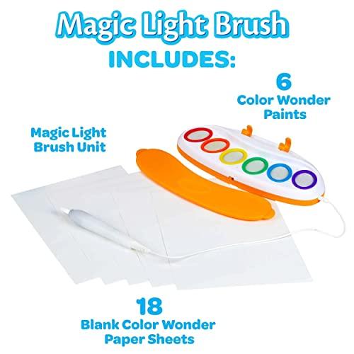 Crayola Color Wonder Magic Light Brush Paint Set, Mess Free, Gift for Kids