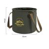 20L Folding Bucket Outdoor Portable Hand-held Fishing Bucket Large Capacity Camping Travel Storage Bucket Camping Essential