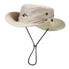Wide Brim Sun Hat for Outdoor Activities, Waterproof, UV Protection, Adjustable Chin Strap, Unisex Design, Navy Blue