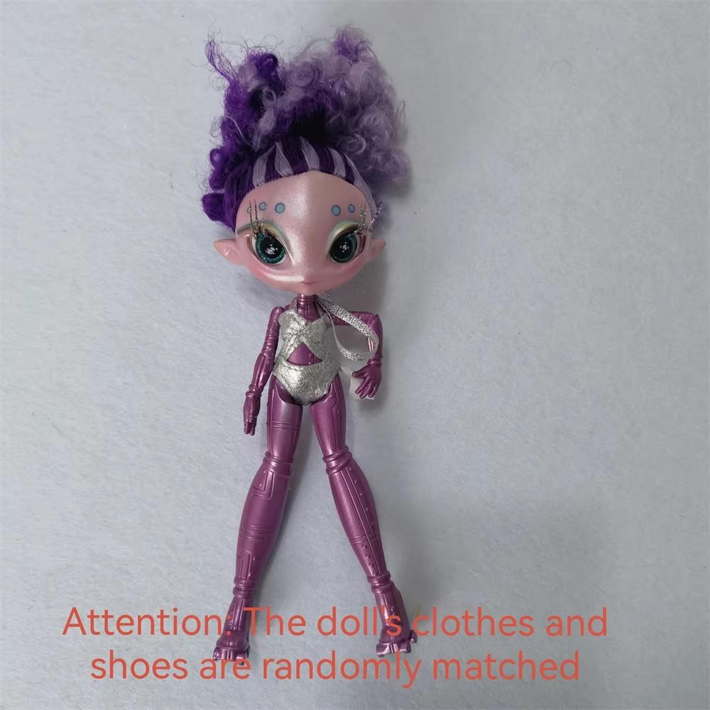 Originale Innovation Una Gedicht Monsterpuppe Spielzeug Mädchen Geburtstagsgeschenk Novi Stern Puppe lange Haare 20 cm Puppe mit Kleidung DIY Spielzeug