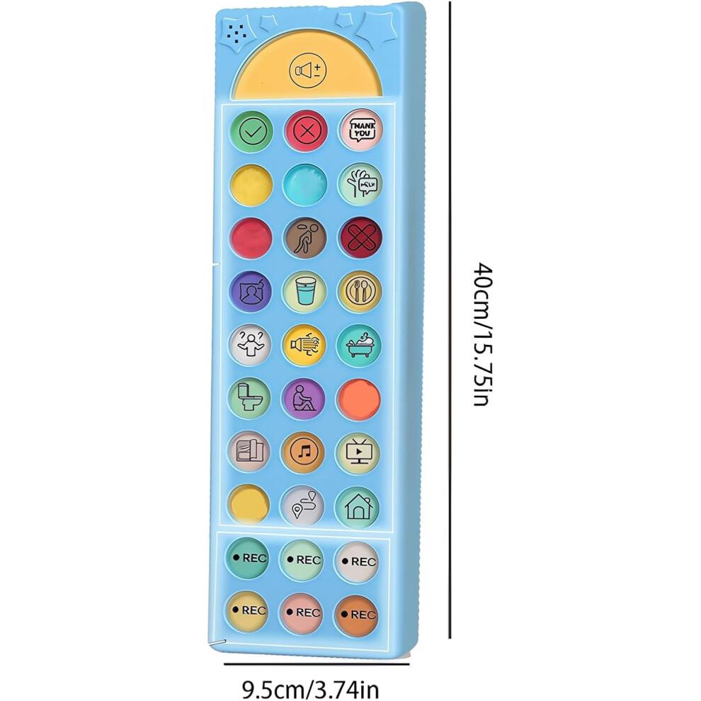 AAC Communication Device for Autism with 24 Commands, 6 Programmable Buttons, Adjustable Volume Control