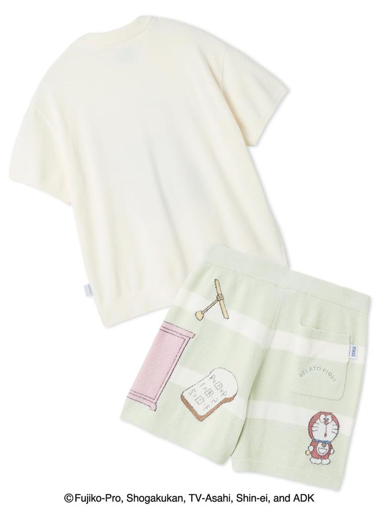 gelato pique Doraemon Jacquard Pullover Shorts Set IVR Women's & (PWNT254005)