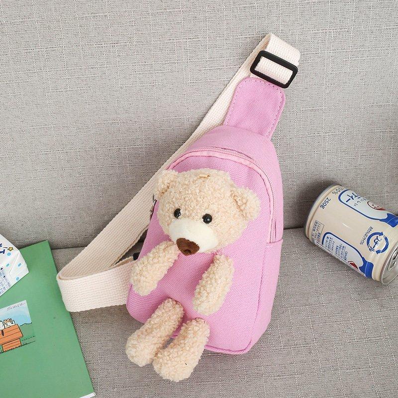 

Детские сумки Модные мультяшные куклы Медведь Кролик Сумки-мессенджеры для малышей Нагрудные сумки для мальчиков и девочек