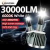 Cooling System 30000LM  880 Car LED Headlight Bult in Driver High Quality 3570 CSP Chips LED Bulbs