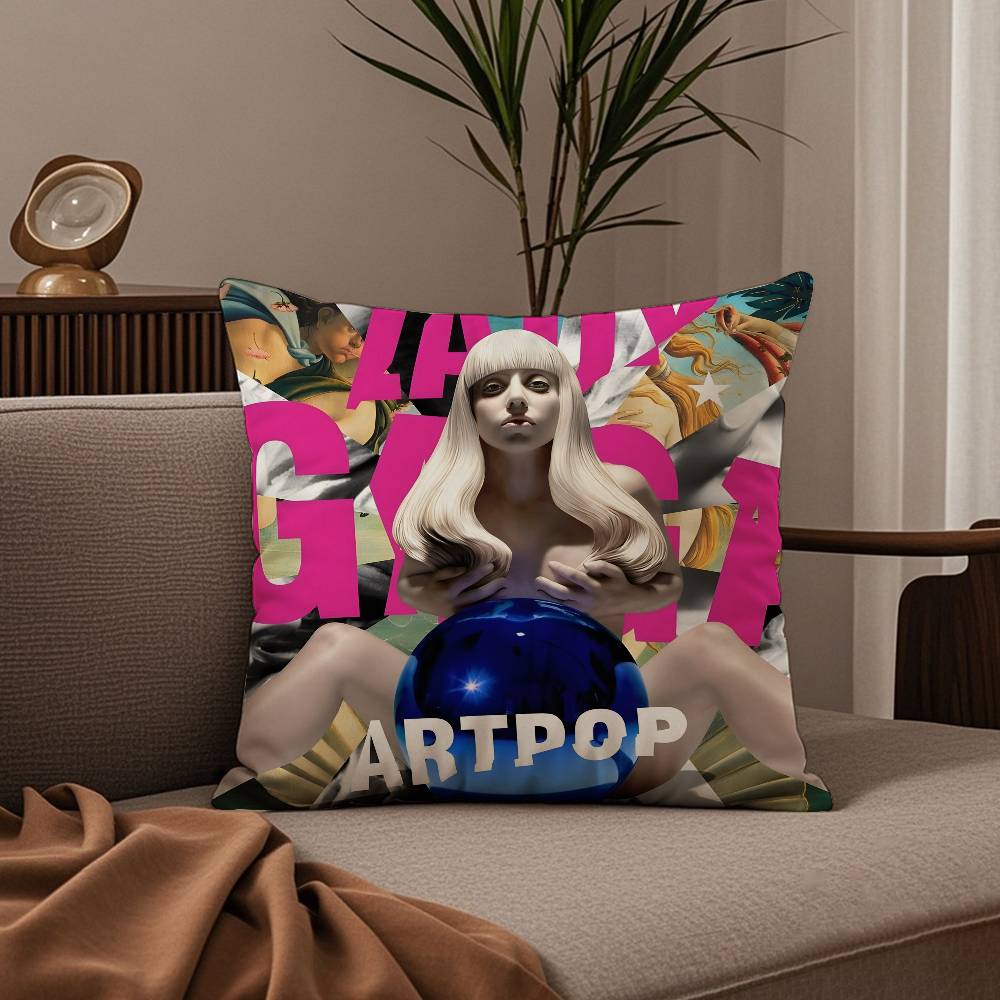 L-Lady Gaga MAYHEM Pillow Case Good Print Pillowcase Living Room Sofa Cushion Cover Bedroom Room Decor