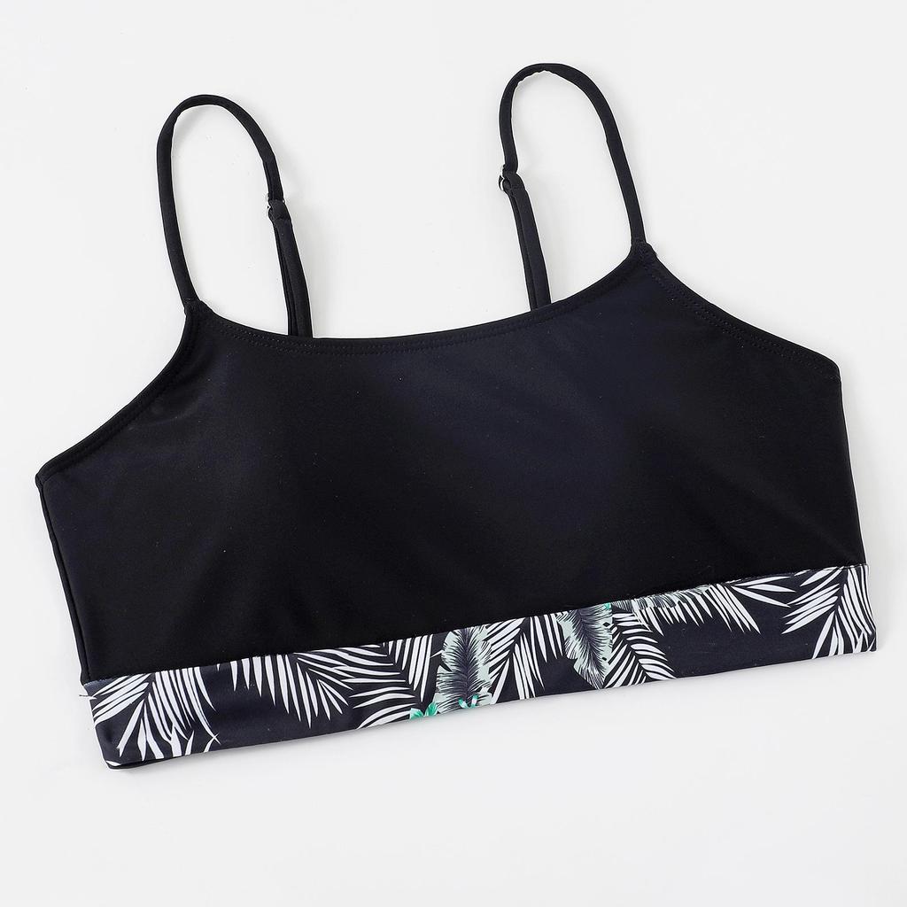 Women's Split Three Piece Set High Waist Long Sleeve Blouse Sunscreen Bikini Sets