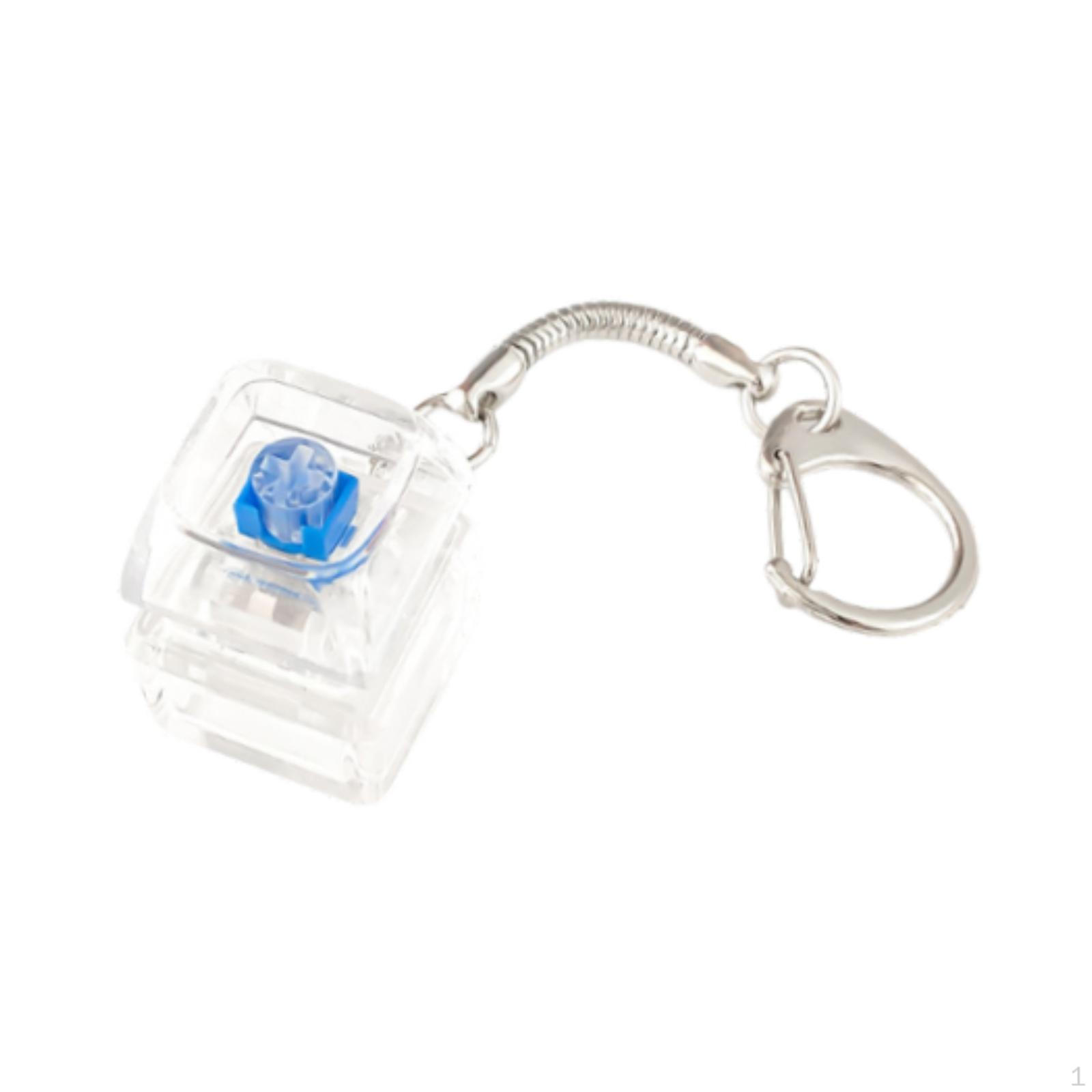 

Keyboard Fidget Keychain Multipurpose Lightweight Portable Mechanical Key Button for Office 1 Keyboards