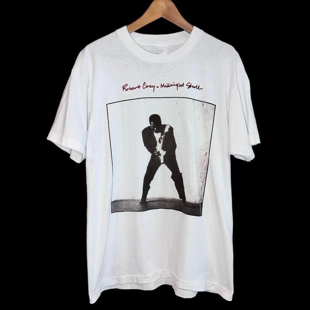 90s Robert Cray Midnight Stroll Tour Shirt White Unisex S-5XL 1P0186 Unisex T-Shirt S