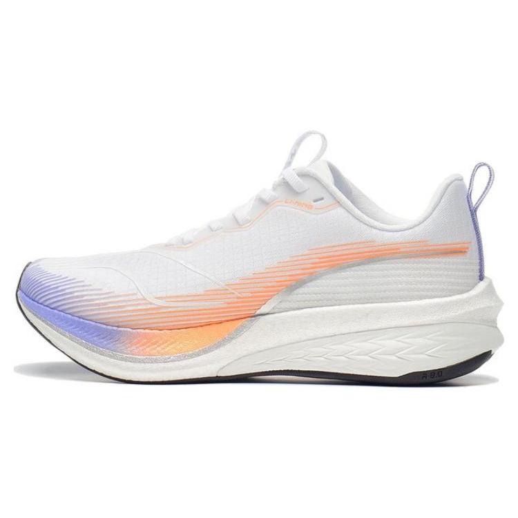 New LiNing Red Hare 6 Pro Cushioning Anti Slip And Wear Resistant Rebound Low Top Running Shoes Women's White ARMT044-1