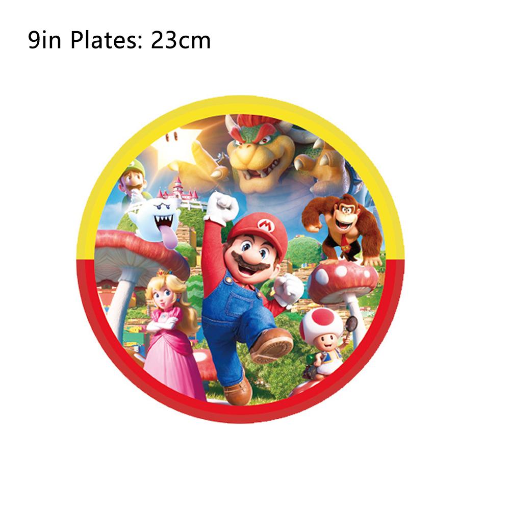 51dílná sada nádobí Super Mario Obsahuje banner Stolní ubrus Balónky Dortové dekorace