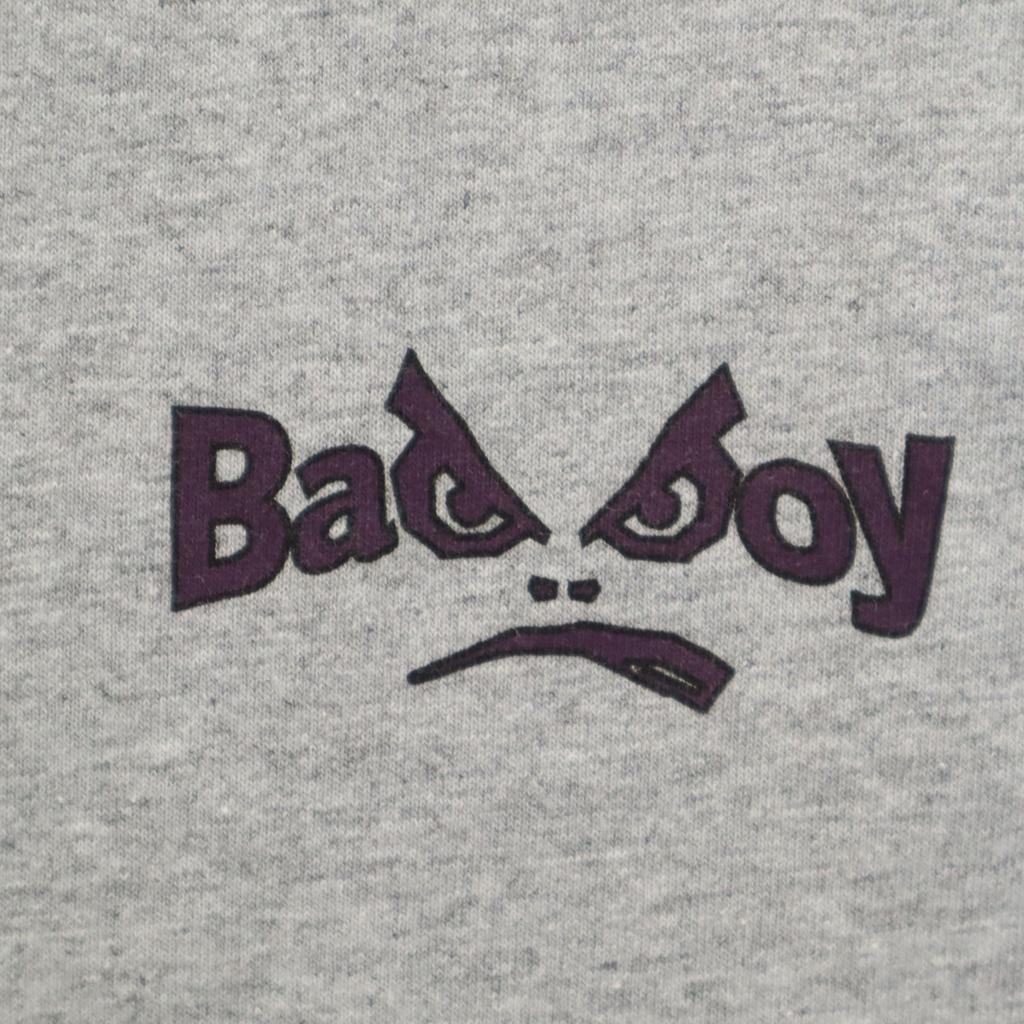BAD BOY 90s Made In USA Old Short Sleeve T-shirt L Gray Men's Used