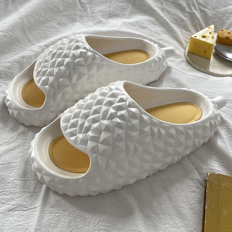 

ins тапочки на толстой подошве женские новые летние нескользящие домашние тапочки с мягкой подошвой и прохладные тапочки мужские 40-41 [One size smaller]