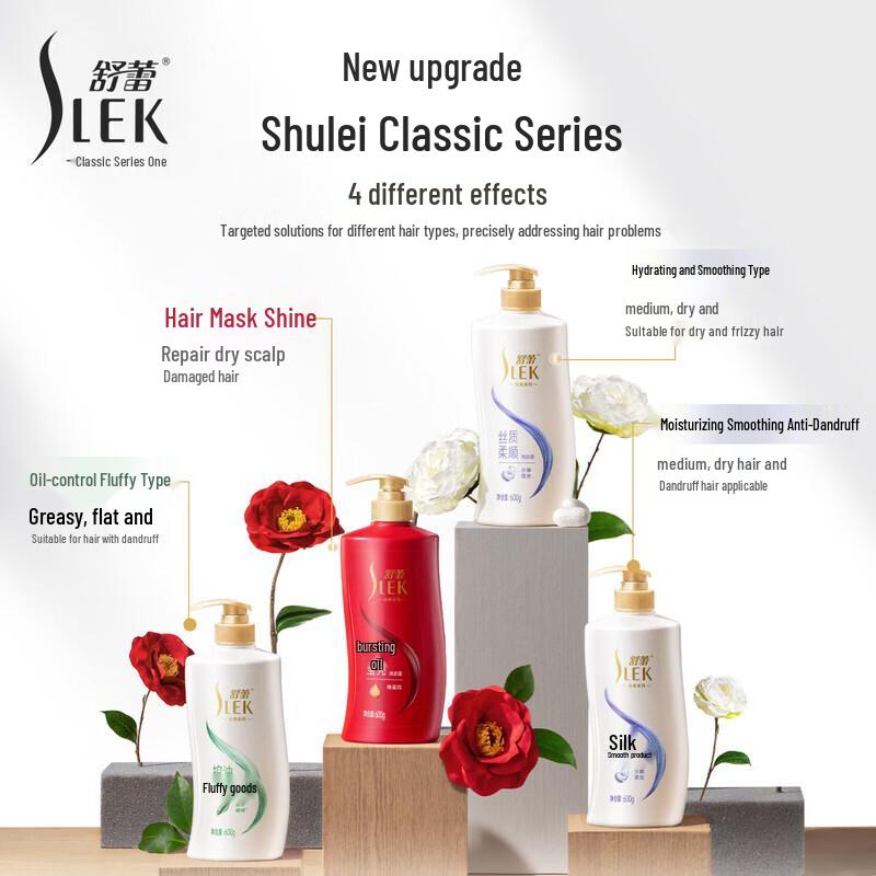 SLEK Oil Control Shampoo & Silk Conditioner Set