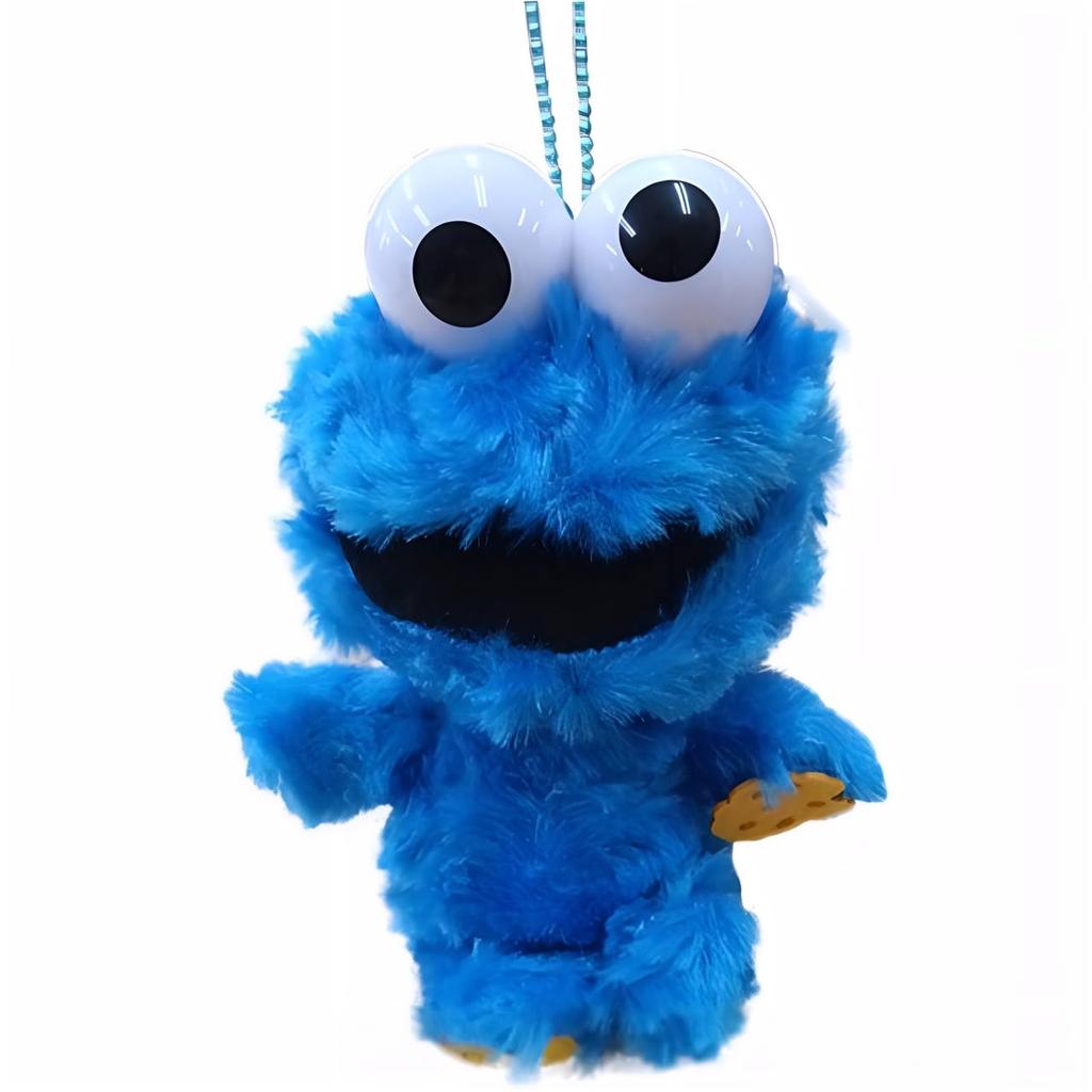 Studios Japan USJ Sesame Street Cookie Monster Plush Popular Universal Studios Japan Gift [Universal Exclusive] Keychain, Souvenir, Merchandise,