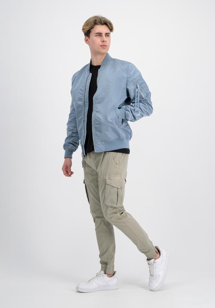 Winter Jacket Alpha Industries MA-1 VF LW Man Greyblue