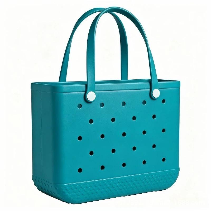 Borsa da Spiaggia EVA Grande Capacità Borsa a Rete Donna Borsa da Viaggio Custodia Accessori Fai-da-te Impermeabile Leggera