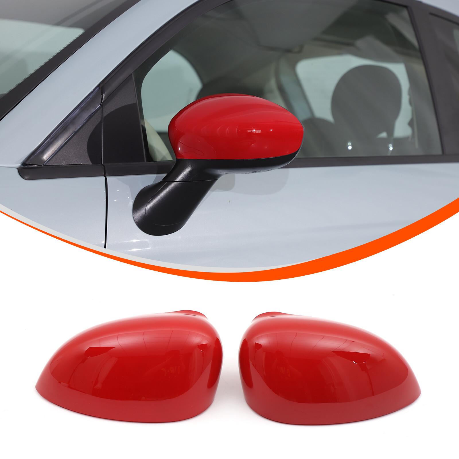 

Dry Carbon Car Side Mirror Cover Caps Rearview Mirror Shell Case Trim For Fiat 500 500c GRANDE PUNTO 595 ABARTH 695 2010-2024 ABS Red