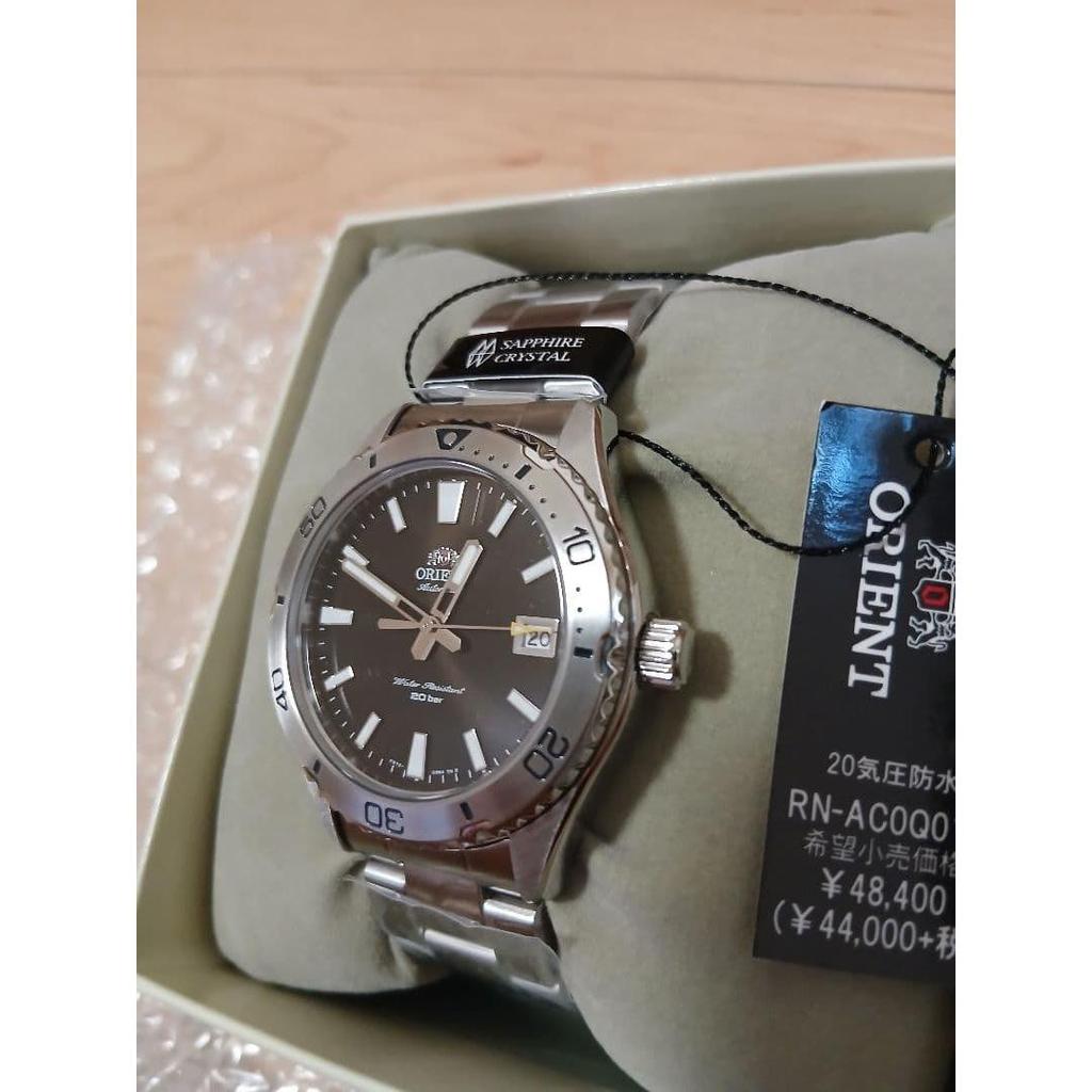 Used ORIENT RN-AC0Q01B Watch 3-Year Warranty Mako 40 New Sapphire