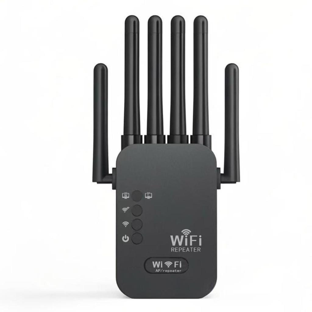 Dual Band 1200M WiFi Signal Booster with AP Router (2.4 & 5.8G)
