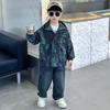 Toddler Boys' Streetwear Hooded Jacket - Spring/Autumn 2025 Trendy Windbreaker