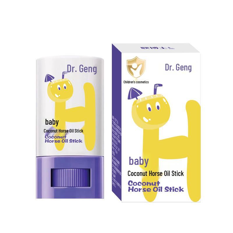 Dr. Geng Baby Coconut Horse Oil Hydrating Hand Cream - Improves Skin Roughness & Provides Deep Moisturization