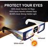 Solar Eclipse Glasses AAS Approved 2024, 6 Pack Solar Eclipse Glasses for Direct Sun Viewing-ISO 12312-2:2015(E) & CE Certified