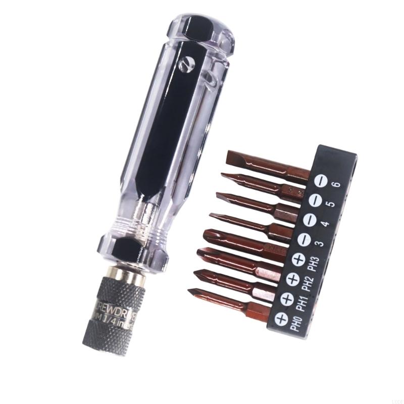Hexagonal Shank Quick Releases Screwdriver Handle Bit Double Head Selves Locking Handle For Power Drill Tool