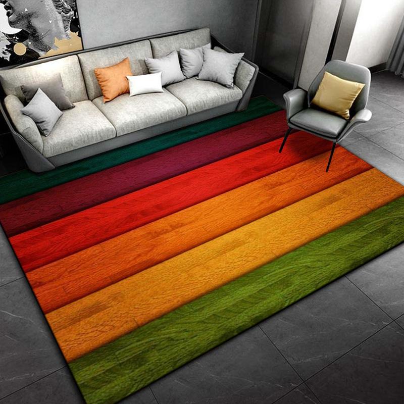 3D Wood Carpet for Bedroom Rug Long Kitchen Mat On The Floor Living Room Carpet Absorbent Non-slip Bathroom Area Rug Area Rug