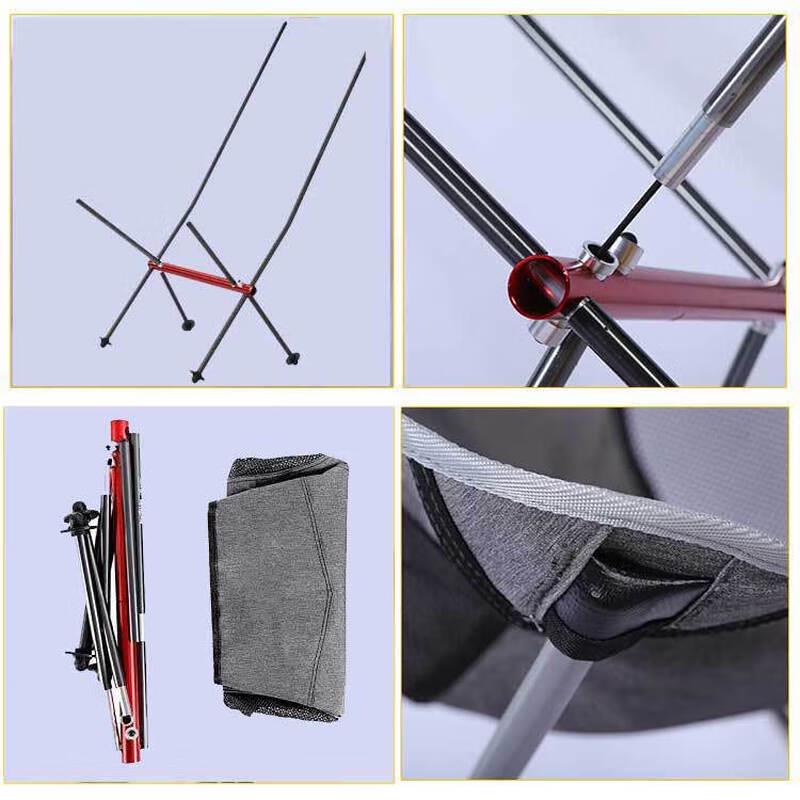 Portable Foldable Aluminum Alloy Camping Chair