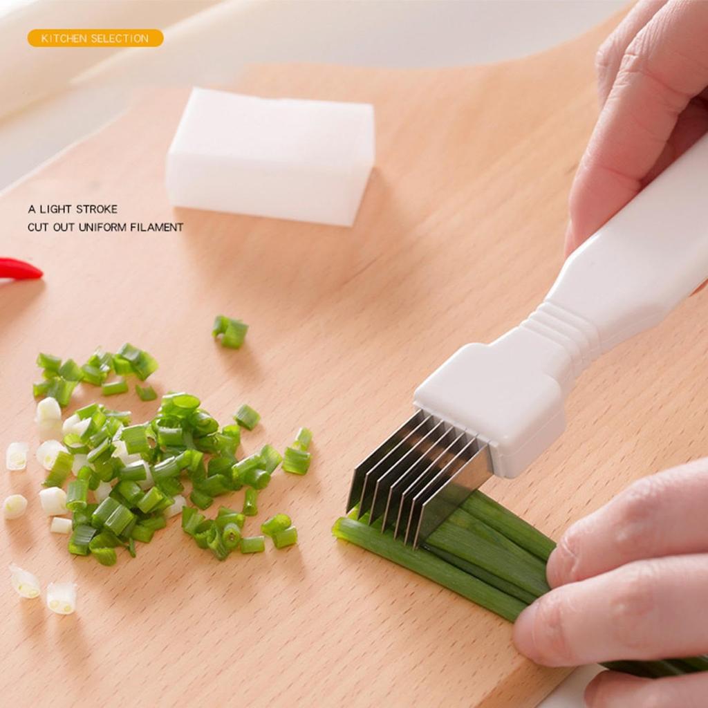 Shred Silk The Knife, Upgrade Stainless Steel Chopped Green Knife, Kitchen Vegetable Cutter Sharp Scallion Shredding Cutter