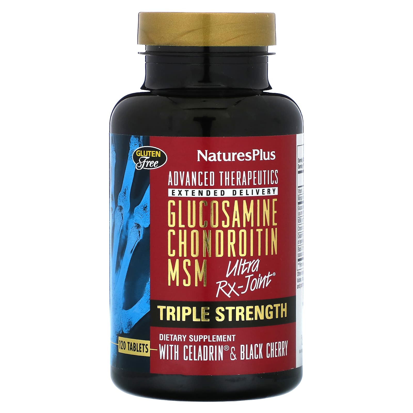 

Advanced Therapeutics, Glucosamine Chondroitin Msm, Ultra Rx-Joint, Triple Strength, 120 Tablets