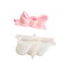 3D Schleifen Kerzenhalter Formen Gießformen DIY Fliege Kerzenständer Silikonformen Epoxidharz Formen Gipsformen
