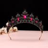 Children's Crystal Tiara Headband: Princess Crown Hair Accessory for Girls' Birthdays and Performances
