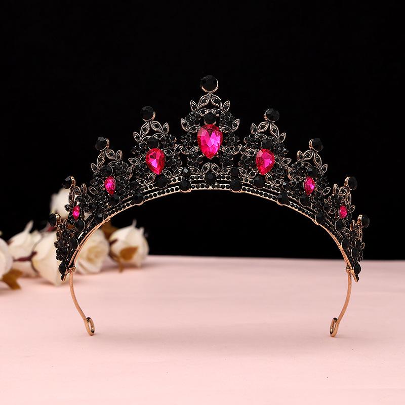 Children's Crystal Tiara Headband: Princess Crown Hair Accessory for Girls' Birthdays and Performances