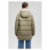 Hooded Beige Puffer Jacket 1110150-70144