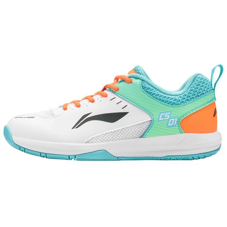 Li-Ning Feather  White Blue Orange  Men s AYTS034-1 EU 43