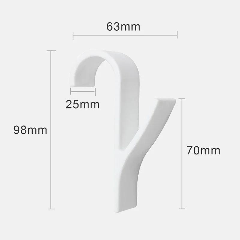 1PCS High Quality Bathroom Towel Hook Radiator Heating Rack Iron Hanger Bathroom White/Transparent