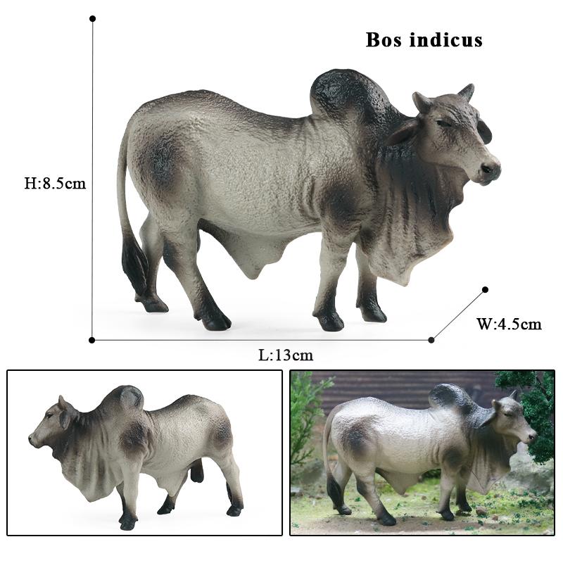 Oenux Zwierzęta Gospodarskie Walki Byków Kowboj Symulacja Drób Bydło Cielę Byk Wół Kolekcja Figurek Akcji Model Pvc Zabawka Prezent dla Dzieci