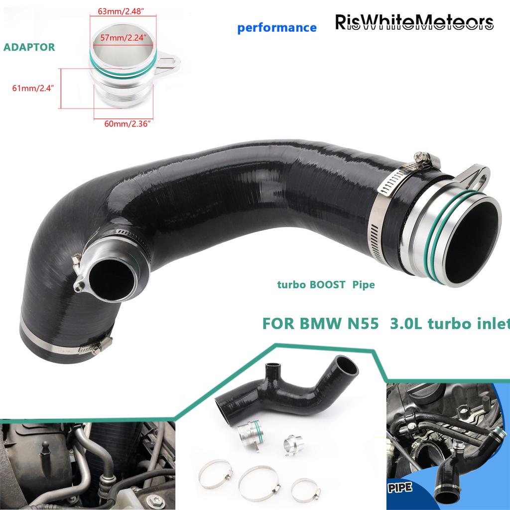 upgrade 3.35" turbo intake pipe OE replacement for BMW N55 3.0T engine hybrid turbo M2 F87 F30 F32 135i 235i 335i 435i 535i