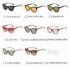 Vintage Cat Eye Sunglasses Women Men Fashion Luxury Brand Retro UV400 Colorful Sun Glasses for Outdoor Travel