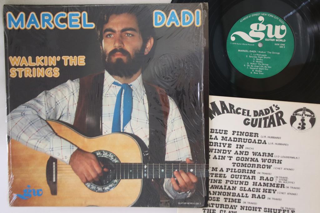 LP Record MARCEL DADI - Walkin' The Strings GW3 GUITAR WORLD 1976 US Folk Used