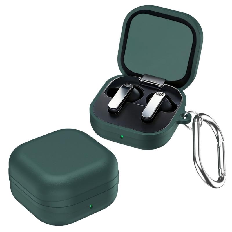 Premium TPU Hülle für Buds4 / 4Pro Ohrhörer Schale Schutzhülle Mit Haltbarkeits Schutz und Praktischem Karabiner Haken