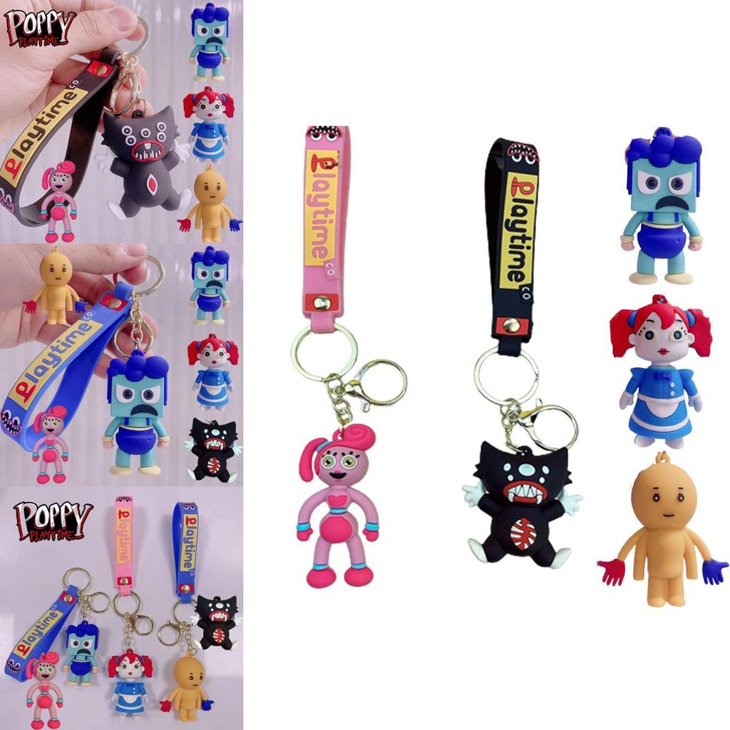Poppy Playtime Keychains Mommy Long Legs Keyring Figures Gift