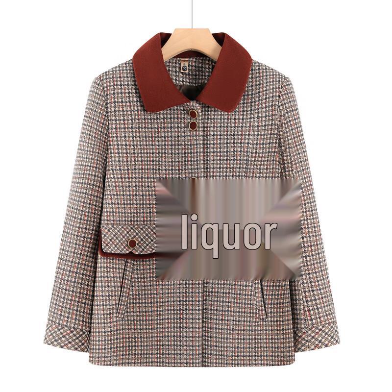Women's Autumn/Winter Lapel Jacket for Middle-Aged & Elderly