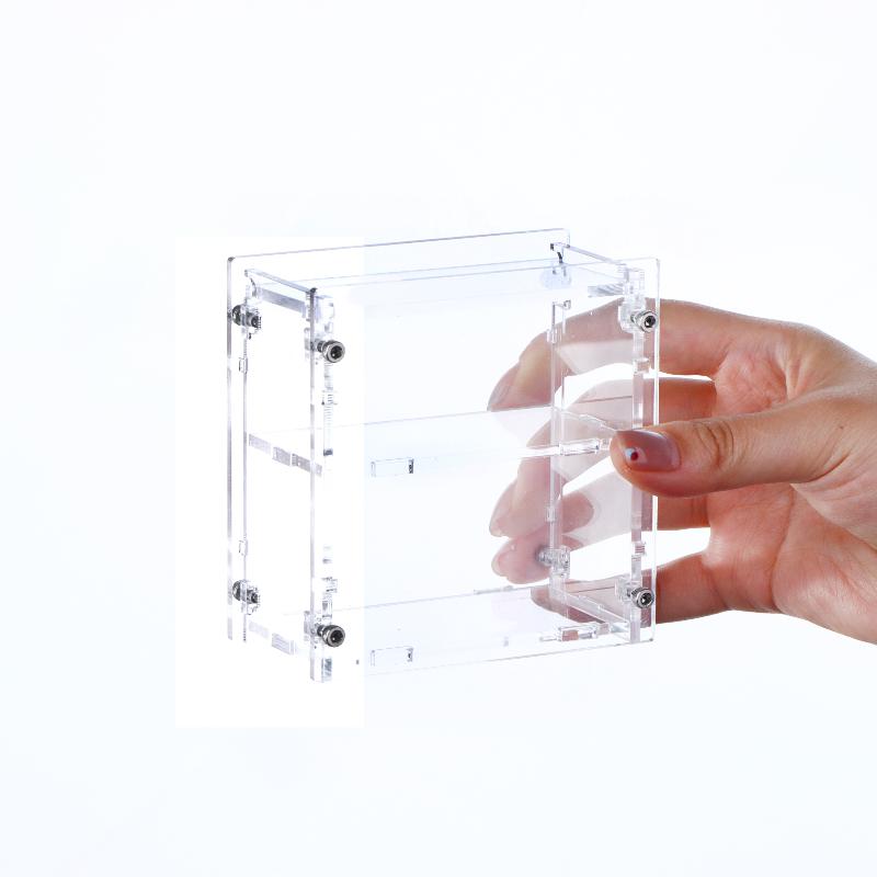 1 Set Acrylic Dust-Proof Showcase & Storage Organizer Box 1/64 Diecast Model Car Display Case With Cover For Minigt Tomica