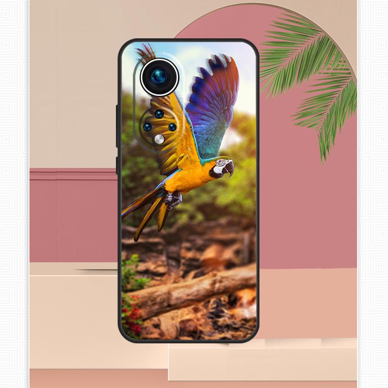 Animal Parrot Birds Case For Honor Magic 5 6 7 8 Pro Honor 400 Lite 200 X9c X9b X9a X8b X8a X8c 50 70 90 Cover