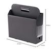 Plus File Box PP Carry Box + A4 Dark Gray FL-126BF 76-121
