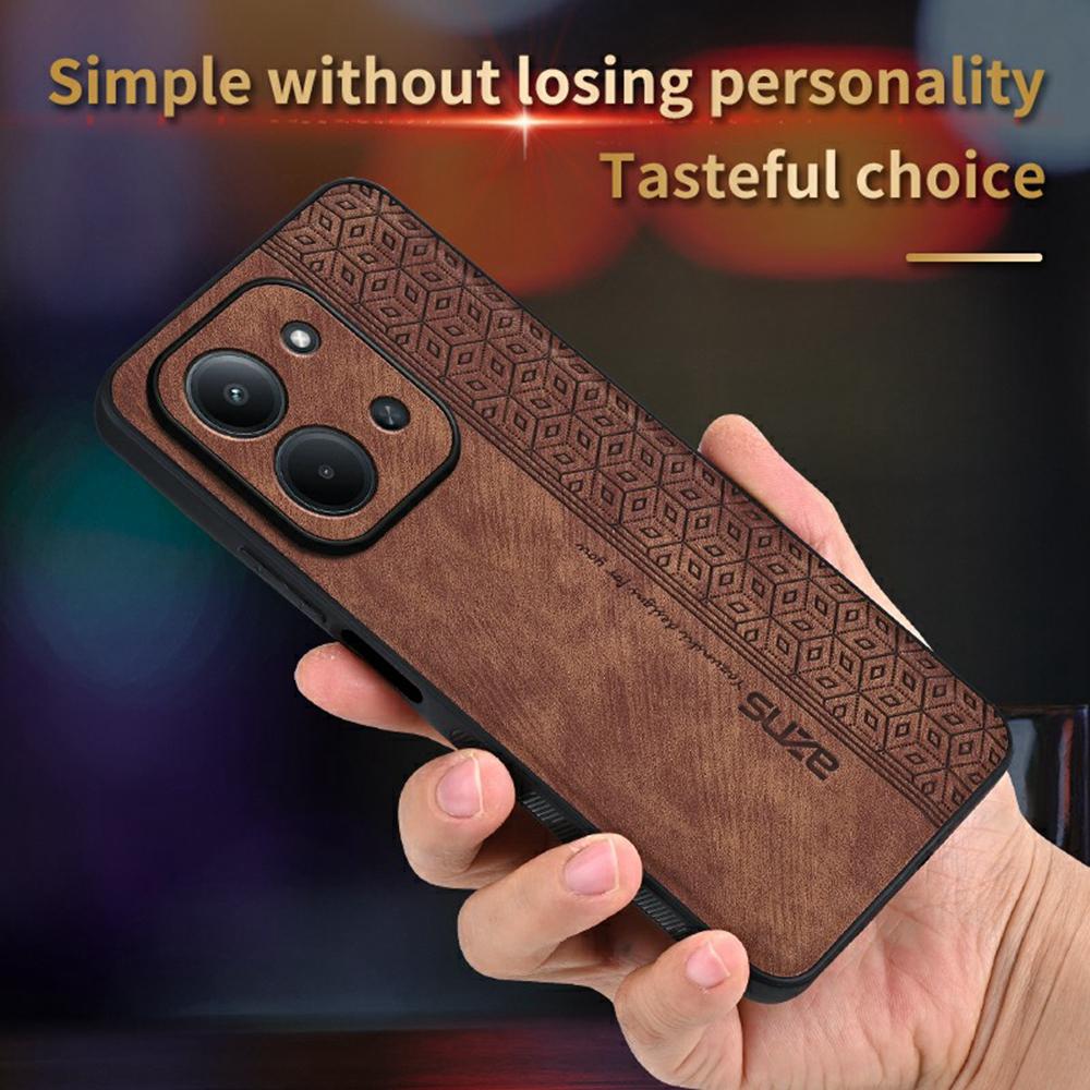 AZNS Protective Case For Xiaomi Redmi 15C 5G (EU) (173mm)/4G (EU) (173mm)/Poco C85 4G (173mm) PU Leather Covered TPU Phone Shell